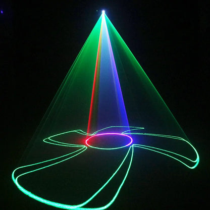 Animated Laser Beam Disco Light