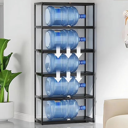 Transparent 5-Tier Display Cabinet
